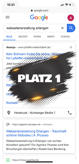 top-10-suchmaschinenoptimierung-agentur-glückskind platz 1